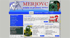 Desktop Screenshot of merjovc.si